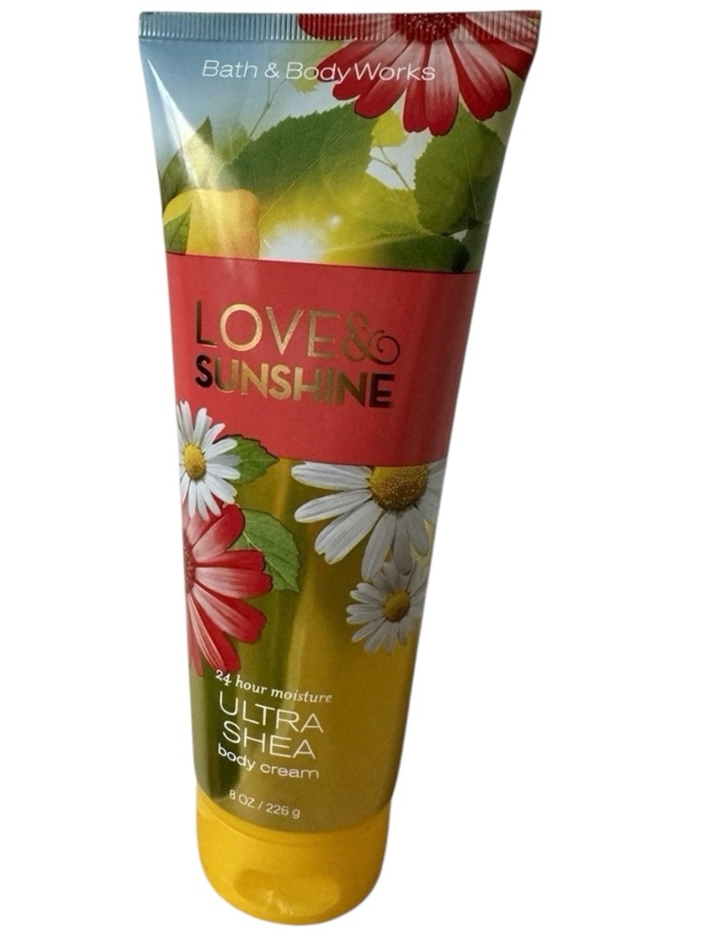 Bath & Body Works Love & Sunshine 24hr moisture Ultra Shea Body Cream 8oz lotion